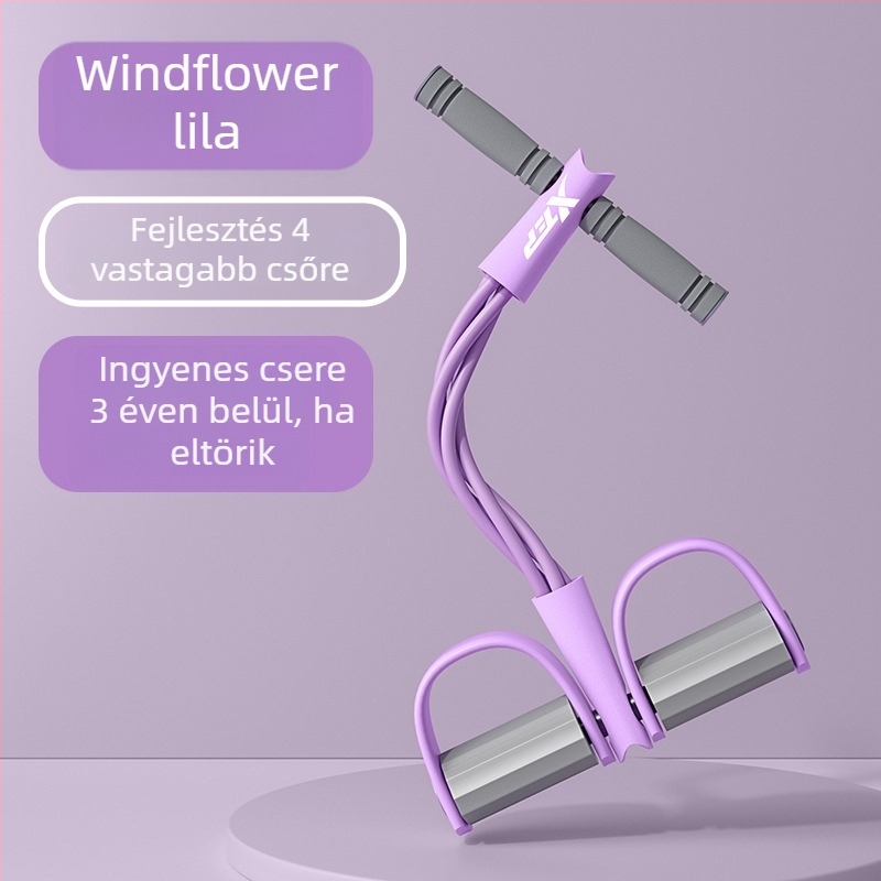 Xtep pedálos tensioner nőknek – edzés a hasra és a hát formálására, elasztikus band, TPE anyag