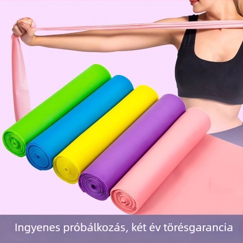Powerful merchant latex ellenállás szalag jóga és hát-erősítéséhez