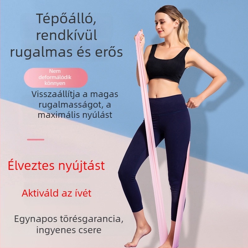 Powerful merchant latex ellenállás szalag jóga és hát-erősítéséhez