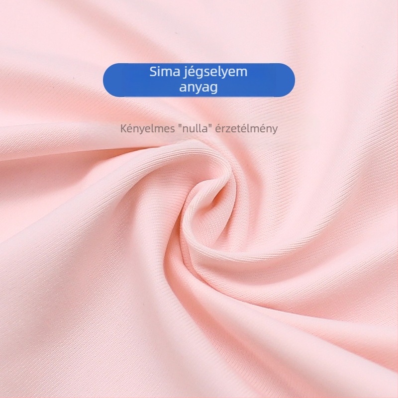 Lányok nyári vékony, varrat nélküli bugyi, ice-silk anyagból, nylon-spandex