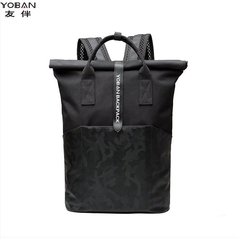 Uniszex roll-top hátizsák, vízálló Oxford anyag, 20–35 L kapacitás, 14 hüvelykes laptop számára, lélegző utazáshoz