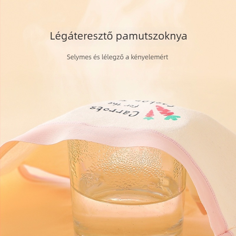 Lányoknak szóló színes pamut boxerszárú alsónemű, középmagas derekú, 3–8 éveseknek (100–140 cm)
