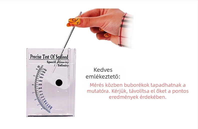 Magas pontosságú sótartalom-mérő tengeri akvakultúrához – sótartalom-mérő akváriumokhoz és tengeri élelmiszerekhez