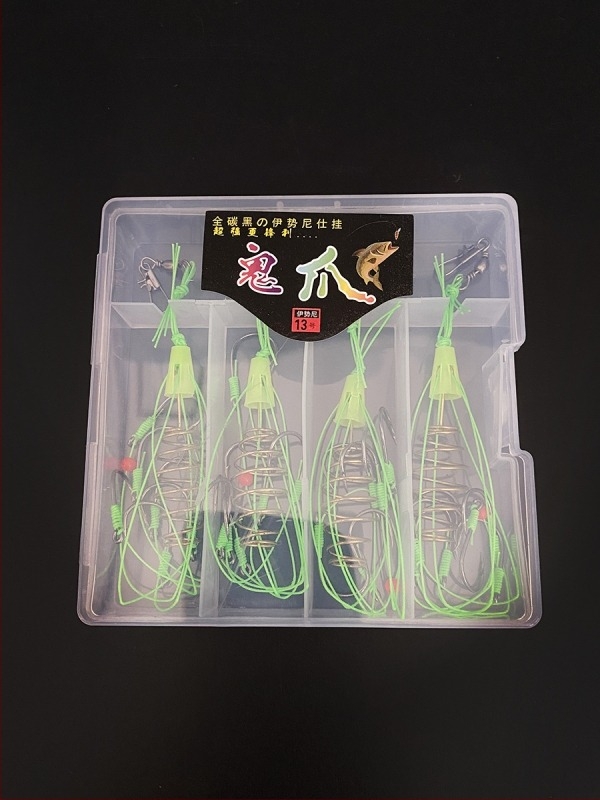 Ghost Claw Robbanó horog, 7–13 horoggal, anti-csomózás, folyóhoz, tóhoz, tározóhoz és óceánhoz, szabadtéri horgászathoz