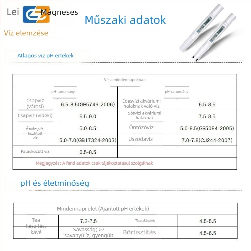 PT-11 sav-bázis pH toll vezetőképesség mérővel — vízminőség mérő Lightning-tól