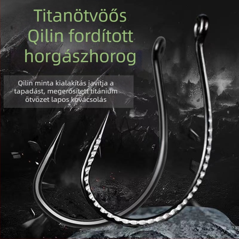 Shengfei hagyományos horog – egyszerű horog, Nr. 18, folyami horgászathoz