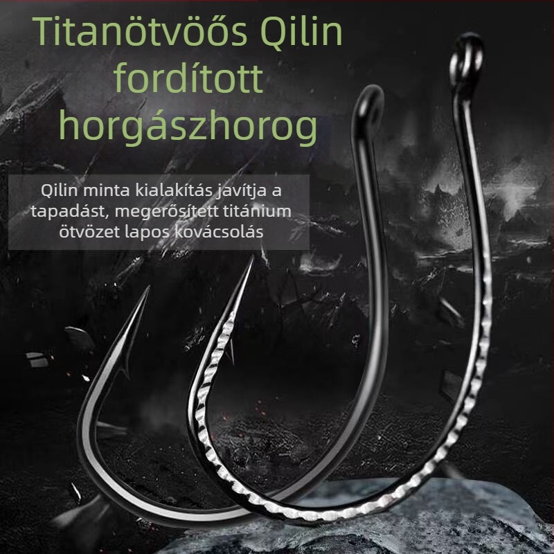 Shengfei hagyományos horog – egyszerű horog, Nr. 18, folyami horgászathoz