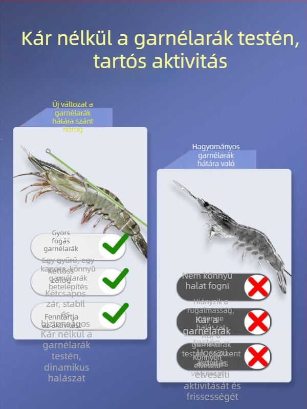 Esőernyő horog tengeri horgászathoz — világító, puha acéldrót, karcolásmentes