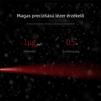 Deep Dawei SW-825 Légminőség-érzékelő: PM2.5 monitor, por és köd, hőmérséklet és páratartalom