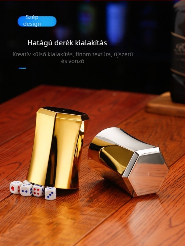 Deep Watanabe ABS kockadobó pohár, kerek sarkú, testreszabható, 100 darabos készlet