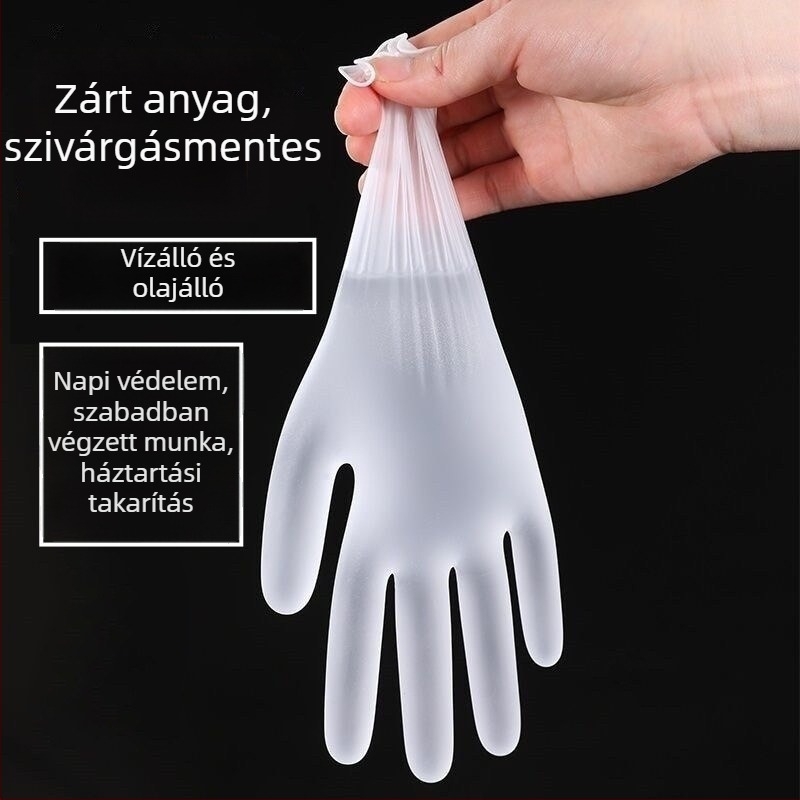 Egyszer használatos PVC kesztyűk szépségszalonokhoz – vízálló, egyedi használat, ideális láb-, test- és hátmasszázshoz, tetováló művésznek