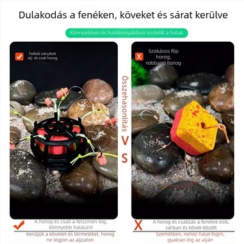 Haiyi robbanó horog horgászathoz éles éllel