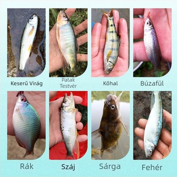 5,5 cm Akita Fox készlet: kötött alhálóval ellátott egyes horog, rövid megkötött horog vad keszeghez – teljes horogkészlet