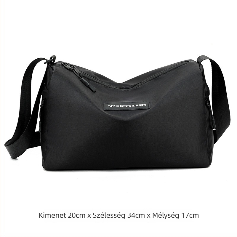 Willon Férfi Messenger Táska, Nylon Külső, Poliészter Bélés, Urban Simplicity Stílus