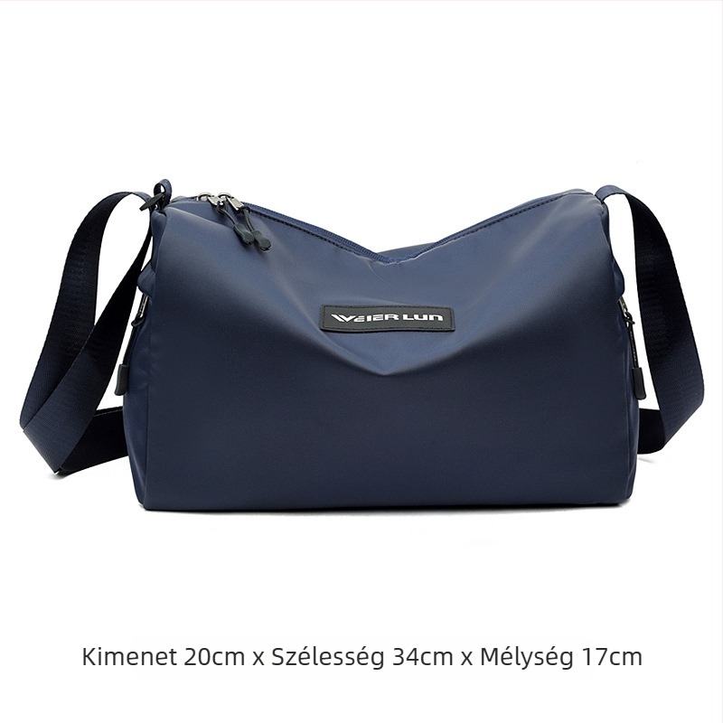 Willon Férfi Messenger Táska, Nylon Külső, Poliészter Bélés, Urban Simplicity Stílus