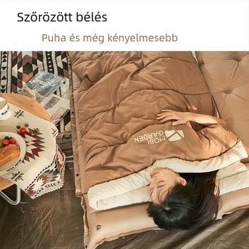 Felnőtt hálózsák, boríték stílusú, gyapot töltet, mosott pamut anyag