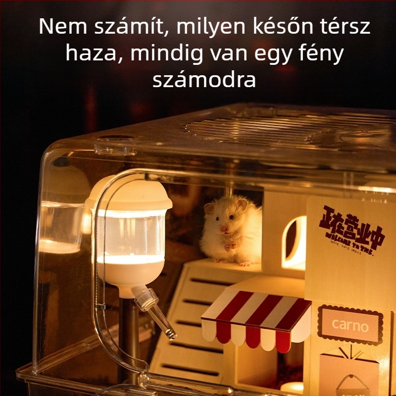 Kano hörcsög ivópalack gömbszeleppel – ivóadagoló hörcsögöknek, tengerimalacoknak és nyulaknak