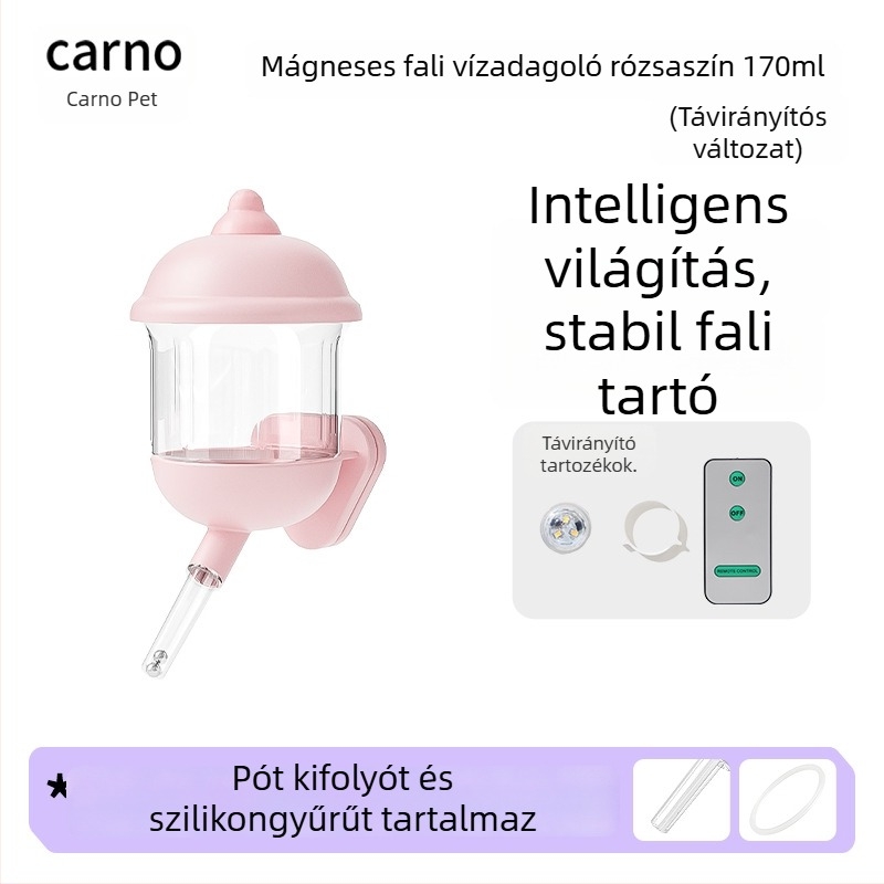 Kano hörcsög ivópalack gömbszeleppel – ivóadagoló hörcsögöknek, tengerimalacoknak és nyulaknak