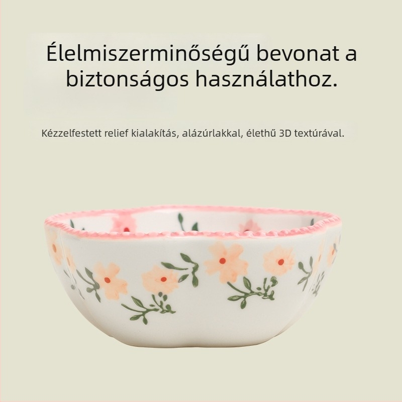 Kerámiás kisállat etető tál – Weibi, Modell C036014, Anti-tipp védelem
