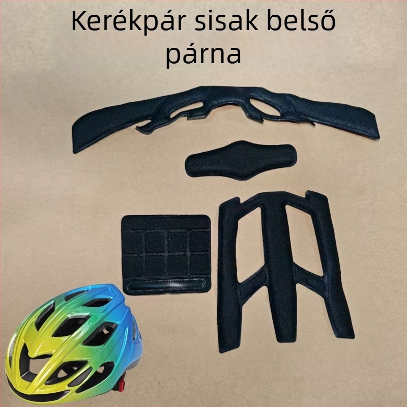 Kerékpáros sisak – uniszex felnőtt, egészséges pamut bélés, egyszínű minta, készleten