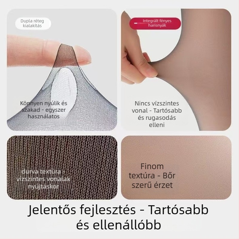 Plusz méretű harisnyanadrág a lábak illúziójával, nőknek, tavasz-ősz, fekete, ultra átlátszó, fenékemelő