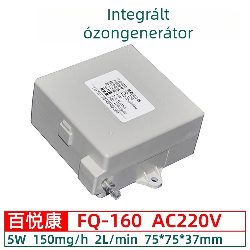Beyok Baiyuekang Ózongenerátor modul integrált fertőtlenítéshez légszűrőhöz és mosógéphez — Légpumpa kimenet 1–2 L/min