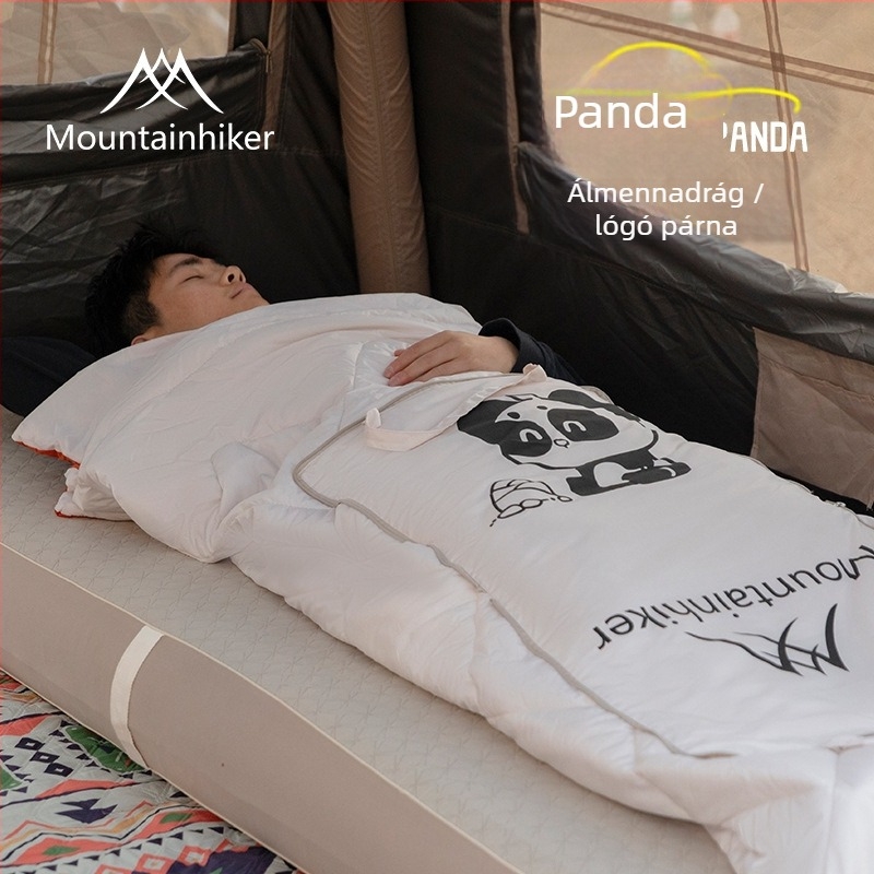 Panda párnás hálózsák és kemping takaró | Mountain Guest | Felépítés típusa: boríték típus | Felnőtteknek