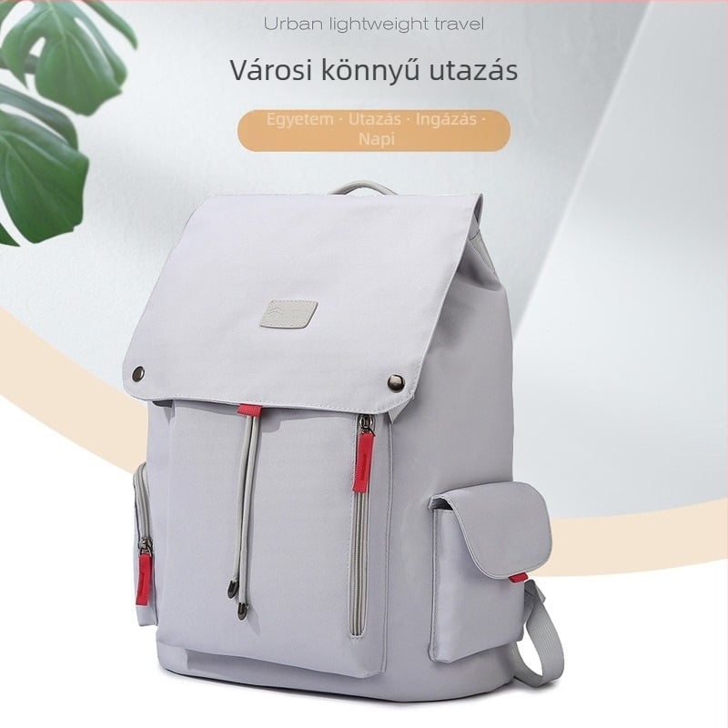 Szabadidős utazáshoz laptop hátizsák, nagy kapacitású, Oxford anyag, cipzáras nyitás