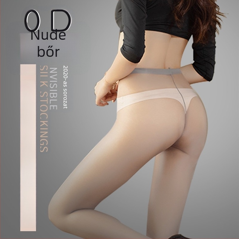 Stockings Ultra-átlátszó 0D, Vékony harisnya formázó hatással, antibakteriális, izzadságot felszívó nylon 30–50%