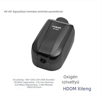 Xiteng HDOM 601-605 akváriumi oxigénpumpa, súly körülbelül 0,7 kg, importálás nélkül