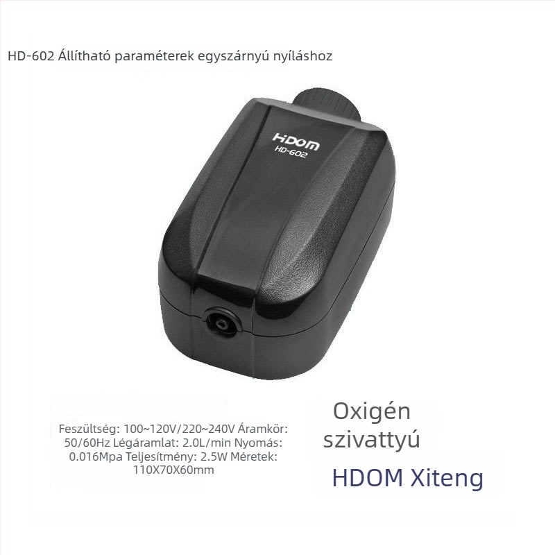 Xiteng HDOM 601-605 akváriumi oxigénpumpa, súly körülbelül 0,7 kg, importálás nélkül