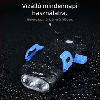 Hissuke 4 az 1-ben kerékpár lámpa: első fényszóró és kürt, egy kattintással rögzíthető telefon tartó, hegyi kerékpárhoz világítás • Márka: Hissuke