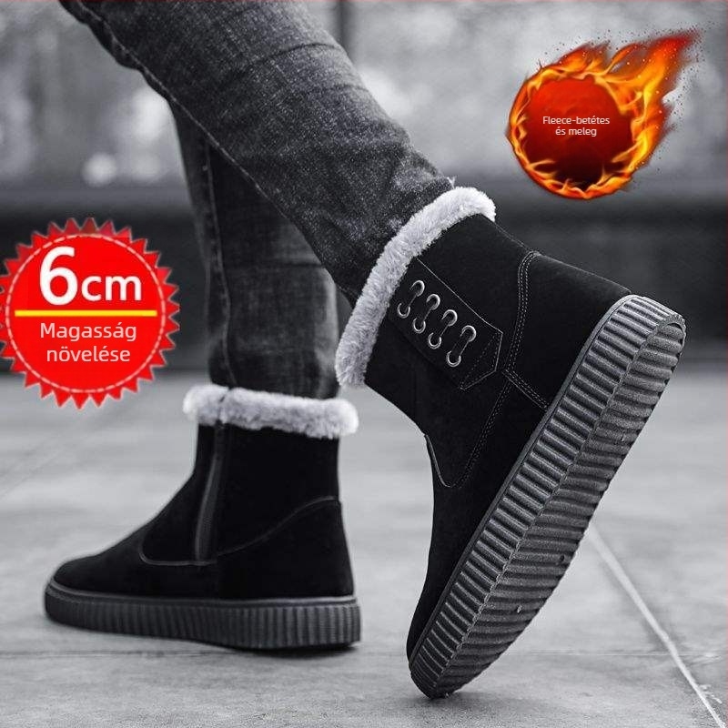 Hótaposó bakancs - vízálló, meleg, fleece-beléssel, Ultra-Fiber Leather felső rész, gumitalp