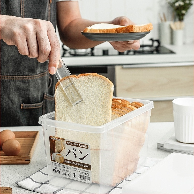 SANADA műanyag frissességmegőrző doboz, egyszerű stílus, élelmiszer-tároló, tárolás és frissesség megőrzése