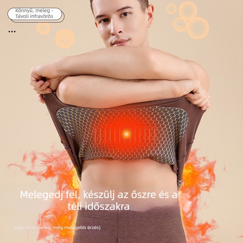 Férfiaknak nylonból készült melegítő mellény, kétoldalas rétegű, velúr részlettel, applikációval (patch), V-nyakú, pulóver