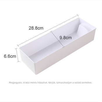 Négyzet alakú hűtőszekrény tároló doboz tojás és gyümölcs elkülönítésével – műanyag, minimalist stílusú tároló