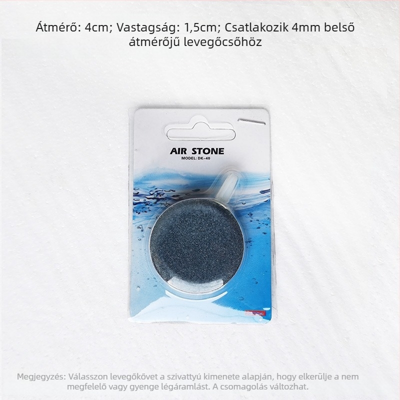 Akváriumi buborékkő – kvarc nano oxigénellátó lemez, 350 g, akvárium felszerelés