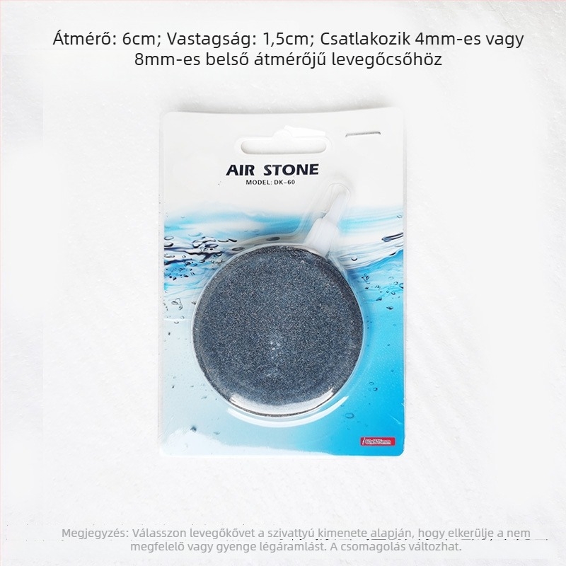 Akváriumi buborékkő – kvarc nano oxigénellátó lemez, 350 g, akvárium felszerelés