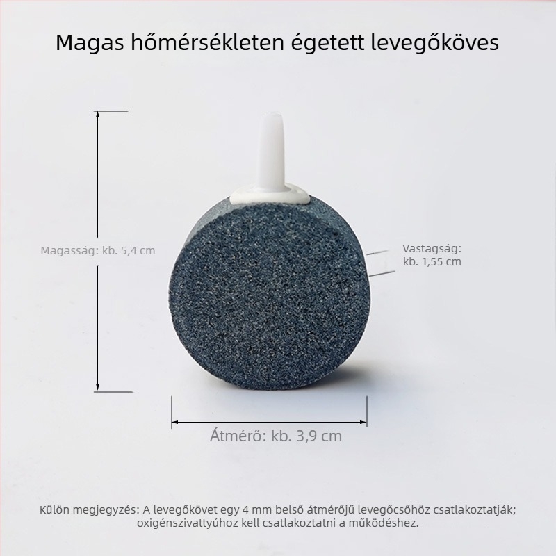 Akváriumi buborékkő – kvarc nano oxigénellátó lemez, 350 g, akvárium felszerelés