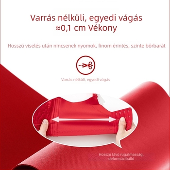 Piros zodiákus év esküvői fehérnemű menyasszony számára, latex vékony push-up melltartó, teljes kosár