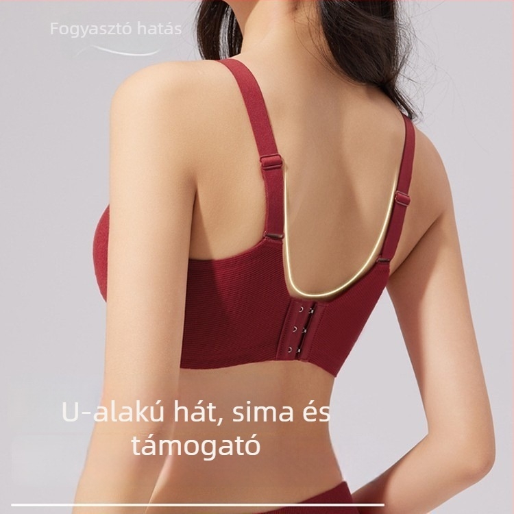 Női seamless melltartó, 3/4 kosár, vékony formázott kosarak, rögzített dupla pántok, hátsó három sor kapocs, acélkeret nélküli