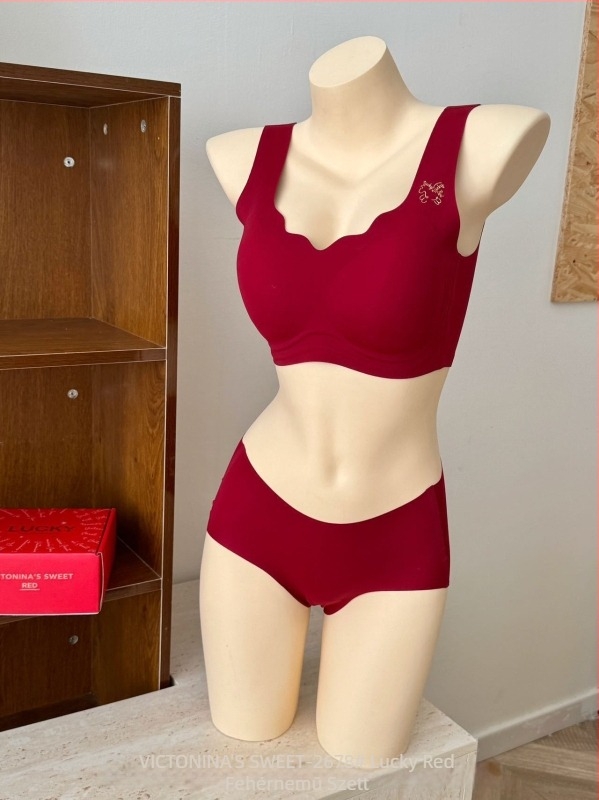 Vezeték nélküli melltartó készlet, seamless, légáteresztő, kényelmes, oldalsó kontroll, 3/4 kosár