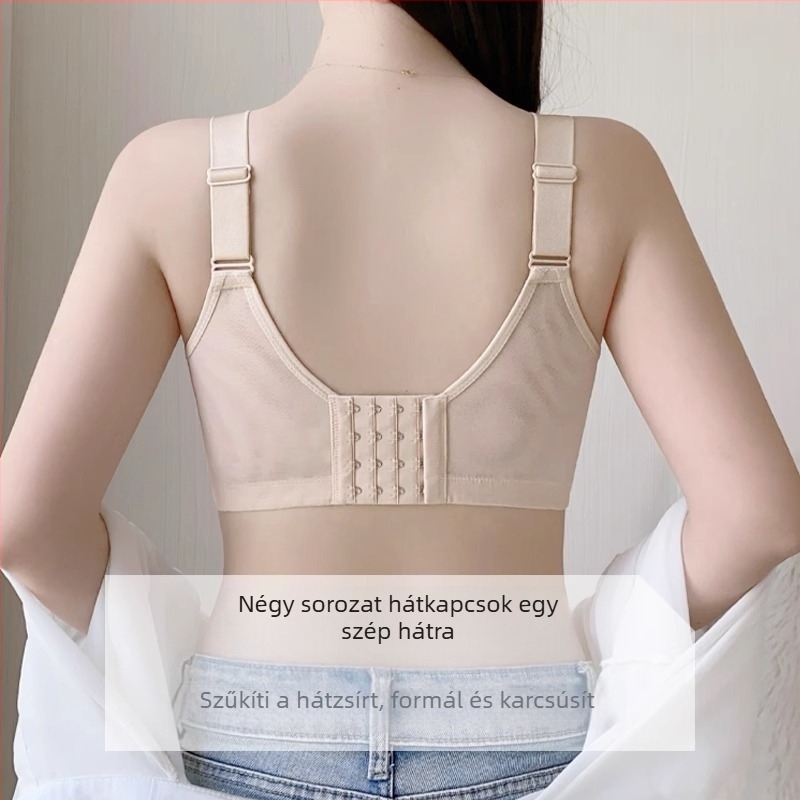 Női melltartó, teljes kosár, vékony előformázott kosár, nejlonos csipke anyag, állítható vállpántok, hátul négy sor kapocs