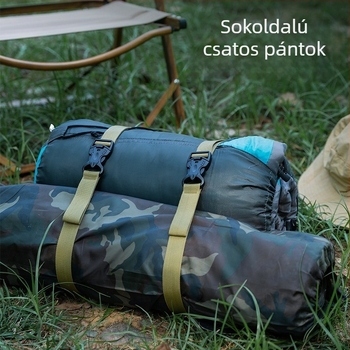Kültéri utazási rögzítő hevederek poggyászhoz, karabinerrel történő rögzítés, teherbiztosítás, kempingfelszerelés