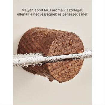 Törölközőtartó rozsdamentes acélból, egyoszlopos, krómozott felülettel, 10 kg teherbírás, fürdőszobába