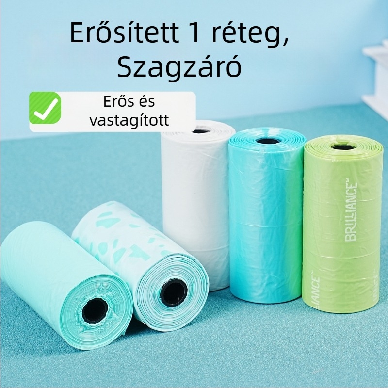 Állati ürülék zacskók – HDPE, síknyitású kivitel, konvencionális vastagság, Jinchi 01