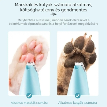 Elektromos állatgrooming clipper macskáknak és kutyáknak – ABS tok