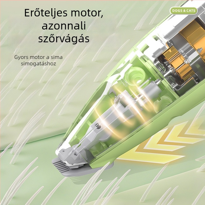 Elektronikus kisállat-klipper kutyák és macskák számára, biztonságos, csendes, LED világítással, ABS tokozás