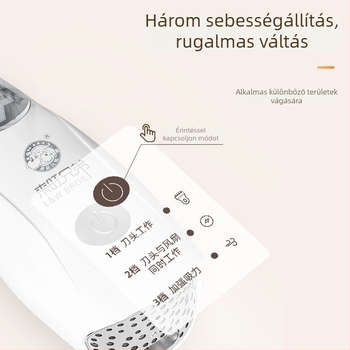 Braid Night Pet elektromos kutyavágó — hajfelszívó, professzionális minőség, 3-szintű állítható sebesség
