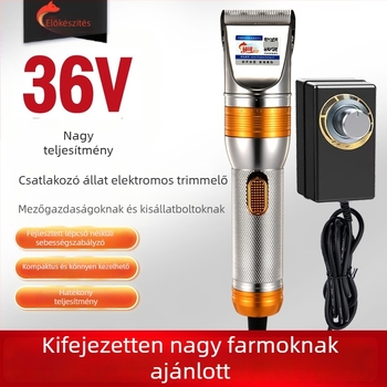 Elektromos kisállatnyíró kutyák, juhok és kecskék számára — alumíniumötvözet test; Shuoke márka; SKU SK-818